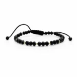 Bratara cu cristale rotunde si bilute aur 585 14k cod: BRCR11