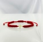 Bratara cu snur si cruciulita model aur 585 14k cod: BRSN02