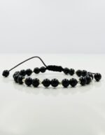 Bratara realizata cu snur si bile de aur 585 14k cod: BRPS02