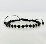 Bratara realizata cu snur si bile de aur 585 14k cod: BRCR15