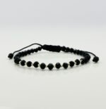 Bratara cu cristale rotunde si bilute aur 585 14k cod: BRCR02