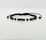 Bratara realizata cu snur si bile de aur 585 14k cod: BRCR06