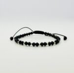 Bratara cu cristale biconice si bilute aur 585 14k cod: BRCR19