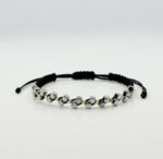 Brățară specială cu hematit și 10 biluțe de 2,5mm aur 585 14k cod: BRPS17