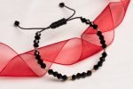 Bratara cu cristale biconice si bilute aur 585 14k cod: BRCR31