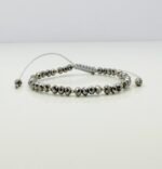 Bratara cu bilute din aur 14k, cristale si margelute miyuki cod: BRCR51 - imagine 2