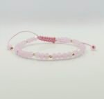 Bratara cu bilute din aur 14k, cristale si margelute miyuki cod: BRCR51 - imagine 4