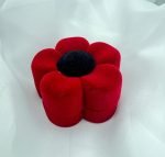 Cutie cadou de catifea - floare cod: CUT04