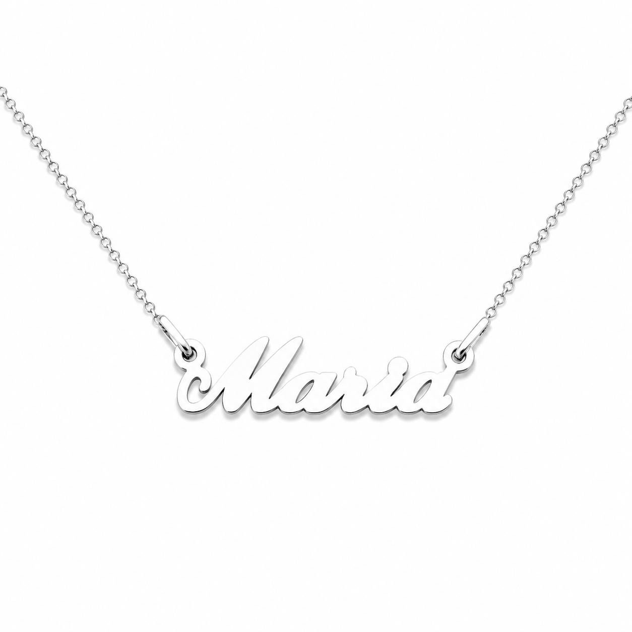 7d7279a0-786e-4a06-9b5e-a532984cbf42 Colier din argint 925 cu nume Maria cod:CARG01 - imagine 1