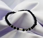 Bratara cu cristale rotunde si bilute aur 585 14k cod: BRCR62 - imagine 2