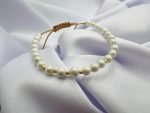 Bratara cu bilute din aur 14k si perle cod: BRPS53 - imagine 2
