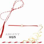 Martisor bratara din argint 925 - trifoi