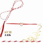 Martisor bratara din aur 14K - Inima