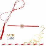 Martisor bratara din aur 14K - Floare 2