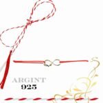 Martisor bratara din argint 925 - infinit cu love