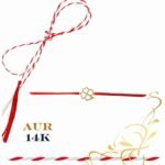 Martisor bratara din aur 14K - Trifoi