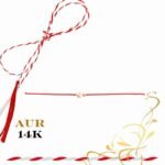 Martisor bratara din aur 14K - Biluta si perla