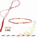 Martisor bratara din aur 14K - Cheia sol