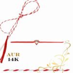 Martisor bratara din aur 14K - Diamant 2