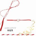 Martisor bratara din argint 925 - inima plina