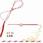 Martisor bratara din aur 14K - Trifoi