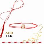 Martisor bratara din aur 14K - Plicul dragostei - imagine 2