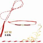 Martisor bratara din aur 14K - perla, margelute miyuki si bilute - imagine 2
