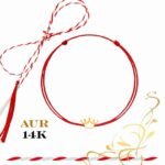 Martisor bratara din aur 14K - Coronita 1