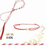 Martisor bratara din aur 14K - Infinit mini - imagine 2