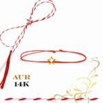 Martisor bratara din aur 14K - Steluta - imagine 2