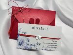Martisor bratara din argint 925 - inima dubla - imagine 2