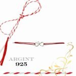 Martisor bratara din argint 925 - infinit cu inima