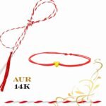 Martisor bratara din aur 14K - Inima plina