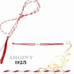 Martisor bratara din argint 925 - pandantiv perla