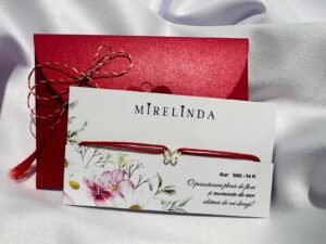 Martisor bratara din aur 14K – Fluturas