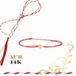 Martisor bratara din aur 14K - Cruciulita - imagine 2