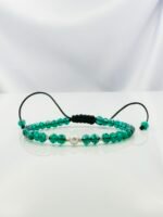 Bratara cu bilute din aur 14k, cristale si perla cod: BRCR90