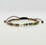 Bratara cu bilute din aur 14k, cristale si perla cod: BRCR90 - imagine 4