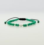 Bratara cu bilute din aur 14k, cristale si perla cod: BRCR90