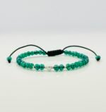 Bratara cu bilute din aur 14k, cristale si perla cod: BRCR90 - imagine 3