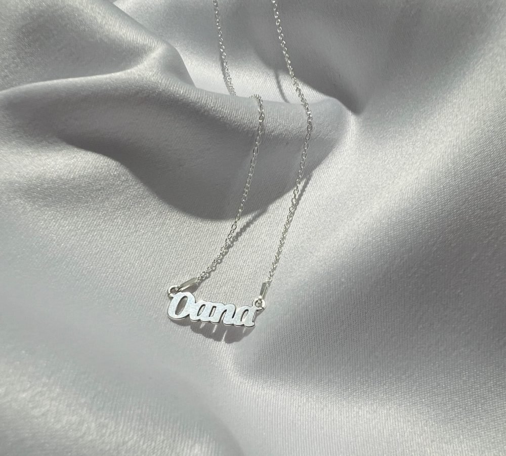Colier cu nume Oana din argint 925 cod:CARG16 - imagine 1