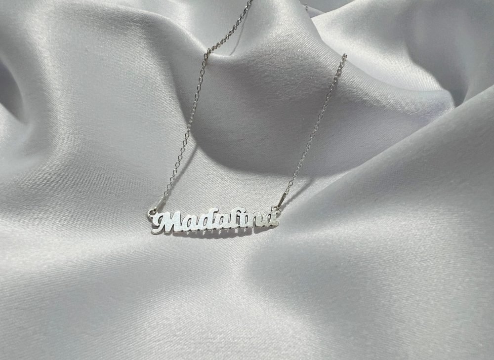 Colier cu nume Madalina din argint 925 cod:CARG17 - imagine 1