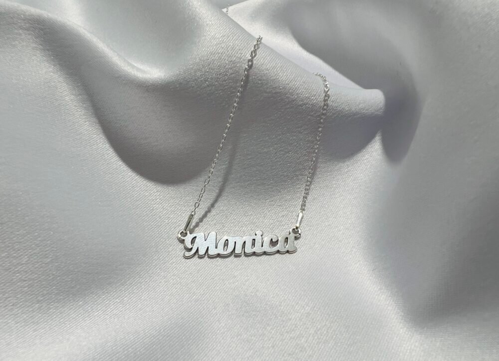 Colier cu nume Monica din argint 925 cod:CARG19
