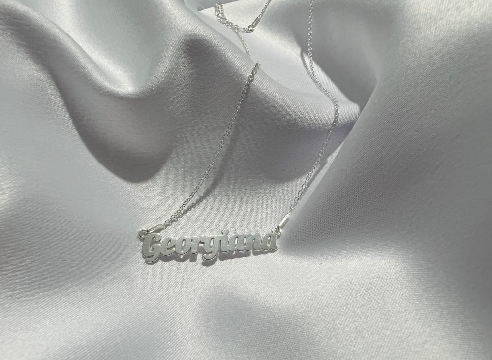Colier cu nume Georgiana din argint 925 cod:CARG21 - imagine 1