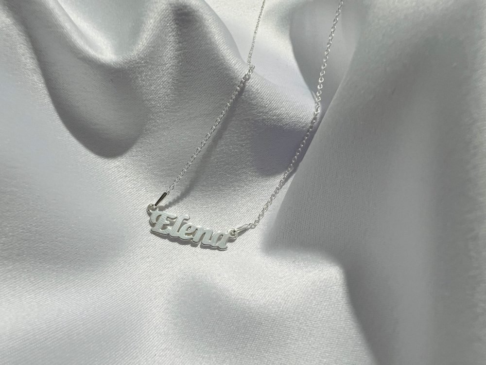 Colier cu nume Elena din argint 925 cod:CARG22 - imagine 1