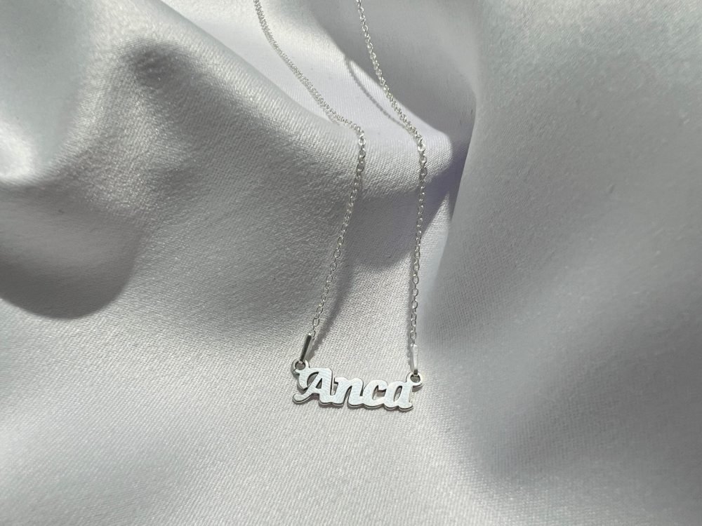Colier cu nume Anca din argint 925 cod:CARG26 - imagine 1