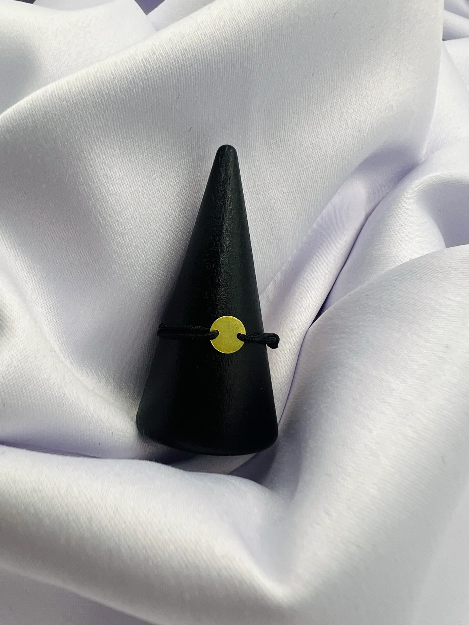 Inel snur reglabil si aur14k - banut cod: INS20 - imagine 1