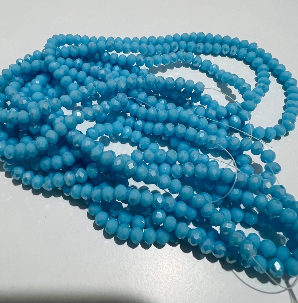 Sirag cristale rondele 3x4mm - bleu opal cod:CR24 - imagine 1