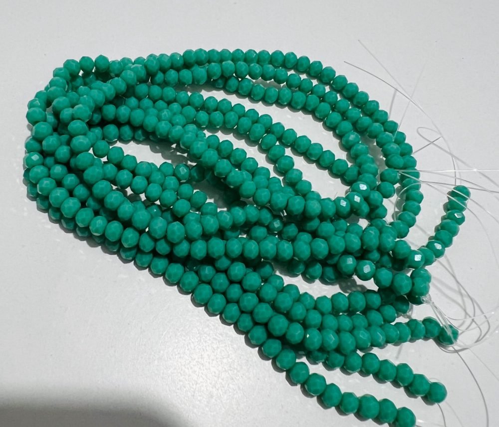 Sirag cristale rondele 3x4mm - turcoaz cod:CR27 - imagine 1