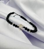 Bratara cu ingeras, bilute din aur 14k si cristale cod: BRCR105 - imagine 2